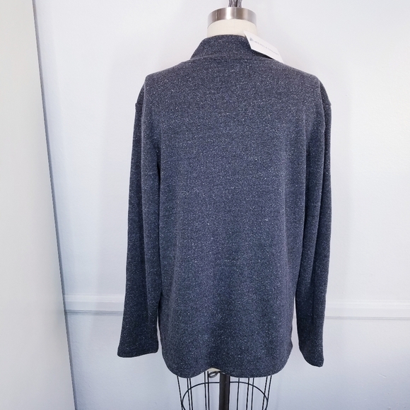 NEW Threads for Thought | Fleece Contrast Mock Neck Sweater‎ L - Picture 6 of 13